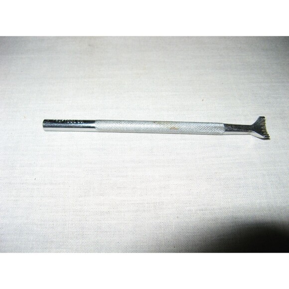Vintage Craftool Co Leather Working Veiner Shaped Stamp Tool #406 Circa 1960's - Picture 2 of 2